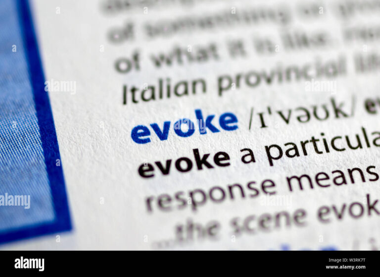 evoke meaning